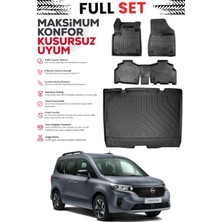 Ko Kaliteoto Nissan Townstar 2024 Model Bagaj Havuzu Paspas Set Premium Set