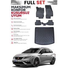 Ko Kaliteoto Seat Leon Station Vagon 2017 Model Bagaj Havuzu Paspas Set Premium Set