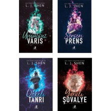 All Saints Lisesi Seti 4 Kitap (Yaralı Şövalye + Öfkeli Tanrı + Serseri Prens + Umutsuz Varis)