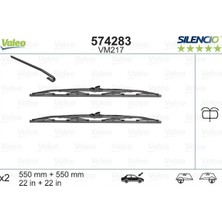 Valeo Cosmotex Silgi Silencio Seri (X2) (VM217) Peugeot 405)