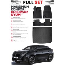 Ko Kaliteoto Peugeot 3008 Elektrikli 2026 Model Üst Bagaj Havuzu Paspas Set Premium Set