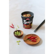 Soba Japon Tarzı Wok Usulü Chili Biber Soslu Cup Noodle 92 gr