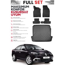 Ko Kaliteoto Renault Fluence 2010 Model Bagaj Havuzu Paspas Set Premium Set