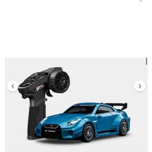 Pasifik Toys 1:43 Kumandalı Mini Metal Şarjlı Nissan Gtr 4WD Mavi Renk