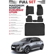 Ko Kaliteoto Peugeot 208 Hibrit 1.2 2026 Model Bagaj Havuzu Paspas Set Premium Set