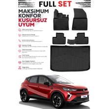 Ko Kaliteoto Renault Captur 2020 Model Alt Bagaj Havuzu Paspas Set Premium Set