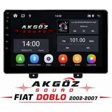 GÖZA-X Fıat Doblo 2002-2007 Multimedya Çerçevesi 9 Inç Soketleri Içinde