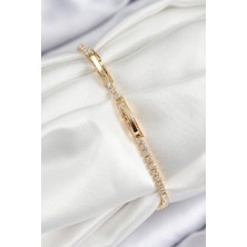Youday Accessories Pirinç Zirkon Taşlı Deniz Yıldızı Model Gold Renk Kadın Bileklik