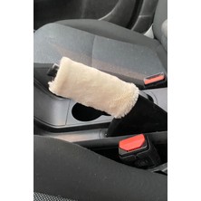 Bezos Yumuşak Peluş El Freni Süsü Bej