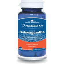 Herbagetica Withania Somnifera (Hint Ginsengi) 400 Mg 60 Kapsül – %7 Withanolid & Piperin Içerikli Adaptogen Takviye