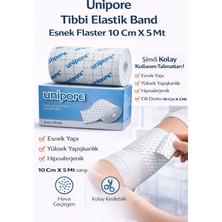 Unipore Antialerjenik Tıbbi Elastik Band Esnek Flaster 5 mt x 10 cm Hava Geçirgen Cilt Dostu