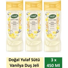 Dalan Duş Jeli Oatcare Yulaf Sütü ve Vanilya 450 ml x 3 Adet