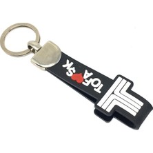 Bezos Tofaş Silikon Oto Anahtarlık Siyah