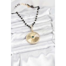 Youday Accessories 316L Çelik Zincir Kristal Boncuklu Kadın Kolye