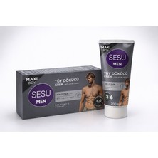 Bezos Sesu Men Tüy Dökücü Krem 200 ml Maxi Boy Erkekler Için Hızlı Etkili Depilasyon Kremi