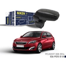 Niken Cosmotex Araca Özel Kol Dayama Siyah Peugeot 308 14
