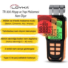 Loyka TR-300 Ahşap ve Yapı Malzemesi Nem Ölçer | Kumaş, Kıyafet, Halı, Deri ve Kağıt Nem Ölçer