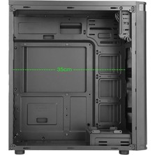 Bezos Frısby FC-2910B 300W 1X120MM Fan USB 2.0 Midi Tower Siyah Kasa