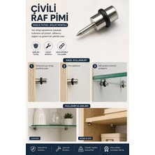 Öztem Çivili Contalı Raf Pimi – Güçlü Tutuş, Pratik Montaj