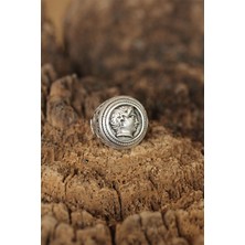 Youday Accessories Sezar Figürlü Ayarlanabilir Erkek Yüzük