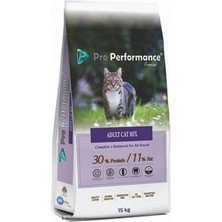 Pro Performance Premium Adult Cat Mix Et Tatlı 15 kg Premium Kalite Kedi Maması