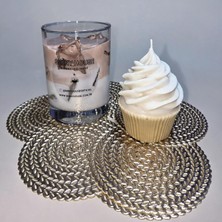 Shiny House Soya Mum Dekoratif Mum Seti – Latte Bardak Mum & Cupcake Mum