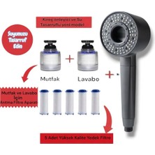 Truva Banyo Lavabo Mutfak Için Su Tasarruflu Kireç Önleyici Set
