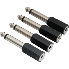 Fano 4 Adet-6,3 mm Stereo Erkek -3,5 mm Stereo Dişi Çevirici