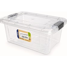 Hobi Box Yatay Kilitli Saklama ve Erzak Kabı 5 Lt – Şeffaf, Dayanıklı Kapaklı Organizer