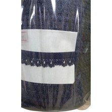 Durukar Çamaşır Lastiği Dantelli 1 cm 1 Metre Lacivert