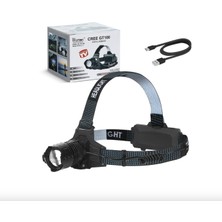 Dorasan LED Şarjlı Profesyonel Kafa Lambası Güçlü Aydınlatma Yüksek Performanslı