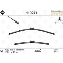 Valeo Cosmotex Silecek Süpürgesi Ön Takim Leon 2013 650 x 400MM