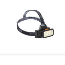 Dorasan Şarjlı 15 LED Kafa Lambası Sarı ve Beyaz Işık Çok Modlu Güçlü Aydınlatma