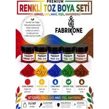 Fabrikone 5'li Set Premium Parafin Soya Wax Toz Mum Boyası Hobi Seti - 5 cc (Kırmızı, Sarı, Mavi, Yeşil, Kahverengi) BKFAB5KSRMYKH5G