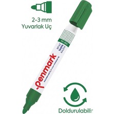 Özbience Doldurulabilir Beyaz Yazı Tahta Kalemi, Kolay Silinir, Pratik ve Temiz Kullanım