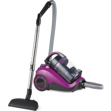 Özbience Güçlü ve Şık Mor Elektrikli Süpürge, Pratik Temizlik Çözümü