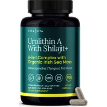 Etta Vita Urolithin-A Complex W Shilajit, Organic Sea Moss & ...natural Energy,  90 Caps.