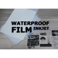 Baskistan A4 Şeffaf Baskı Filmi 50 Yaprak Serigraf Film Pozitif Baskı için Profesyonel Çözüm