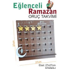 Özbience Çocuklar Için Ramazan Oruç Takvimi, Ahşap Yıldızlı Eğitici Takvim