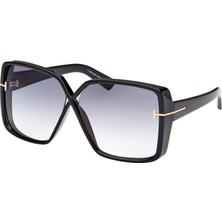 Tom Ford Yvonne (FT1117-01B) 63 | Kadın Siyah Güneş Gözlüğü