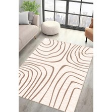 Lioara Home Modern Dijital Baskı Halı |  Yıkanabilir Kaymaz Taban Salon & Yatak Odası Halısı
