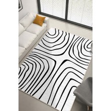 Lioara Home Modern Dijital Baskı Halı |  Yıkanabilir Kaymaz Taban Salon & Yatak Odası Halısı