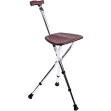 Özbience Geniş Ayarlı Oturaklı Baston ve Sandalyeli Destek Yürüyüş Yardımı