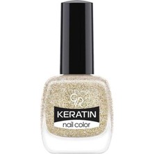 Golden Rose Keratin Nail Color Glitter - 403 - Işıltılı Oje