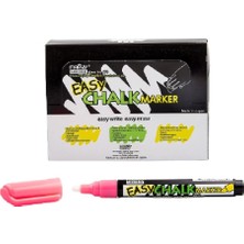 Özbience Kırmızı Tebeşir Marker, Yüksek Kalite ve Güçlü Renkler, Çok Amaçlı Kullanım