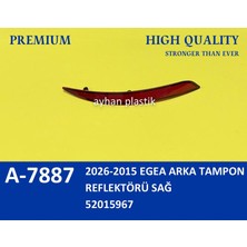 Ayhan Cosmotex 2026-2015 Egea Arka Tampon Reflektörü Sağ