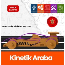 Özbience Eğitici Ahşap Kinetik Araba ve Stem Bilim Seti, Çocuklar Için Eğlence