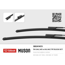 Silbak Cosmotex Silecek Süpürgesi 600/350MM Muz Tipi Mg Zs-Zs Ev 10/17