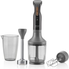 Arzum Prostick Ergonomik El Blender Seti 1500W Siyah, Çok Amaçlı ve Güçlü Tasarım