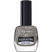 Golden Rose Keratin Nail Color Glitter - 402 - Işıltılı Oje